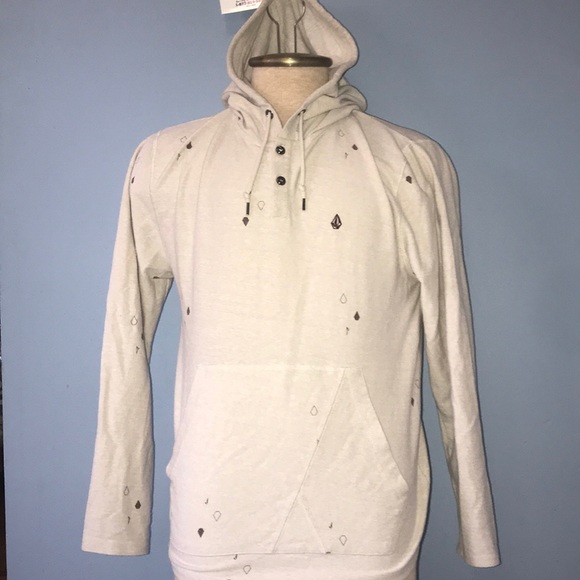 Other - Cream White Volcom Hoodie